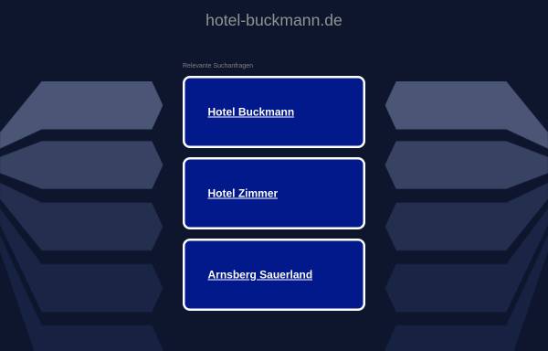 Vorschau von www.hotel-buckmann.de, Hotel Buckmann
