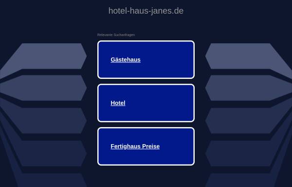 Vorschau von www.hotel-haus-janes.de, Hotel Haus Janes