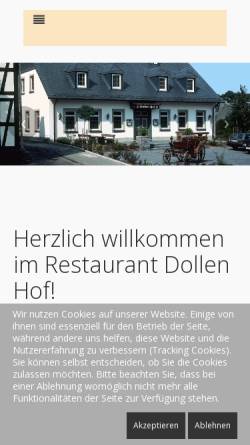Vorschau der mobilen Webseite www.dollenhof.de, Dollenhof, Inhaber Familie Möller