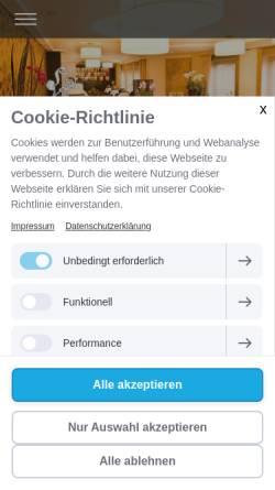 Vorschau der mobilen Webseite westfalen-hof-rahden.de, Ringhotel Westfalen Hof