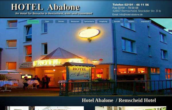 Vorschau von www.hotel-abalone.de, Hotel Abalone