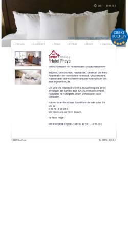 Vorschau der mobilen Webseite www.hotel-freye.de, Hotel Freye
