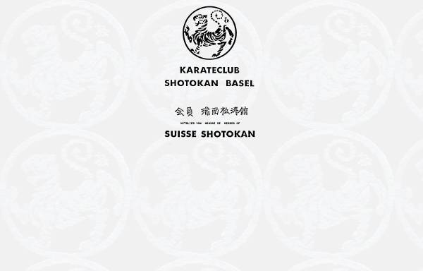 Vorschau von www.shotokanbasel.ch, Club Shotokan Basel Karate
