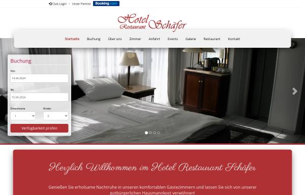 Vorschau von www.hotelschaefer.com, Hotel Schäfer