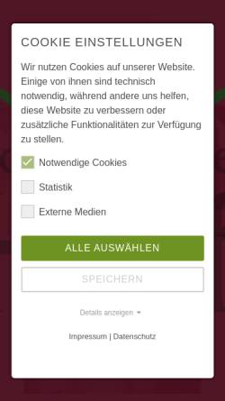 Vorschau der mobilen Webseite bonnebergerhof.de, Hotel - Restaurant 