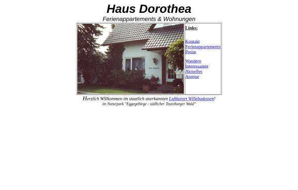 Vorschau von www.haus-dorothea.de, Haus Dorothea