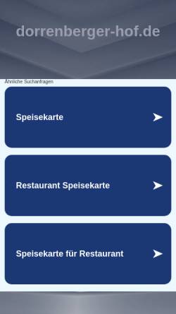 Vorschau der mobilen Webseite www.dorrenberger-hof.de, Dorrenberger-Hof