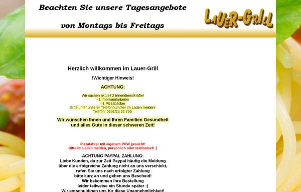 Vorschau von www.lauer-grill.de, Lauer-Grill