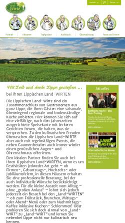 Vorschau der mobilen Webseite www.land-wirte.de, Lippische Land-Wirte