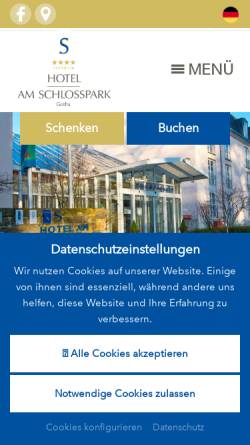Vorschau der mobilen Webseite www.waldbahn-hotel.de, Waldbahn Hotel