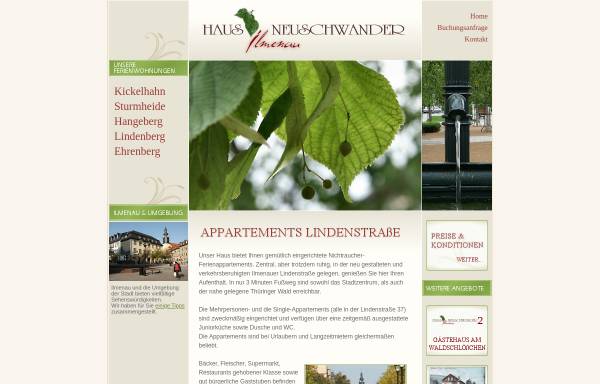 Vorschau von www.ferienwohnung-ilmenau.de, Haus Neuschwander