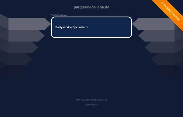 Vorschau von www.partyservice-jena.de, Partyservice der Fleischerei Weber in Jena