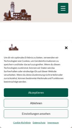 Vorschau der mobilen Webseite www.ziegenkopf.de, Berggasthof und Pension Ziegenkopf