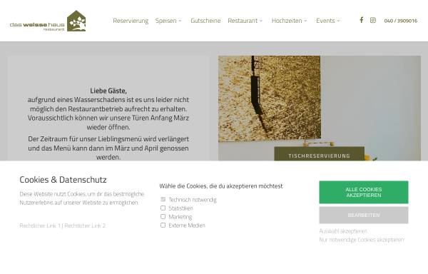 Vorschau von www.das-weisse-haus.de, Das Weisse Haus