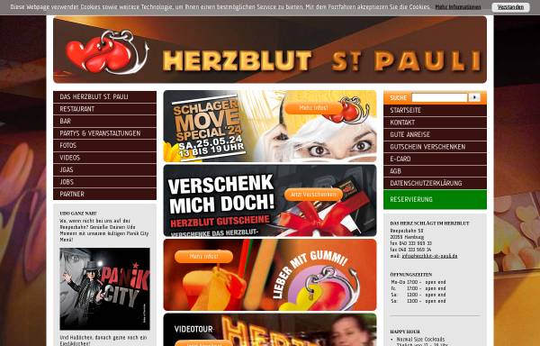 Vorschau von www.herzblut-st-pauli.de, Herzblut St. Pauli