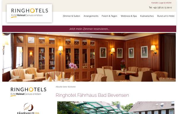 Vorschau von www.hotelfaehrhaus.de, Hotel Fährhaus Karl Ries GmbH