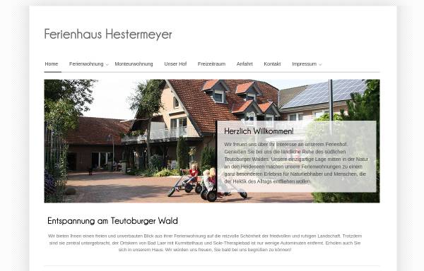 Ferienhaus Hestermeyer
