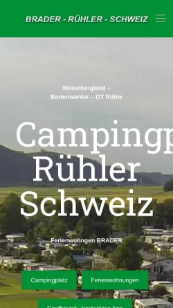 Vorschau der mobilen Webseite www.brader-ruehler-schweiz.de, Brader-Rühler-Schweiz