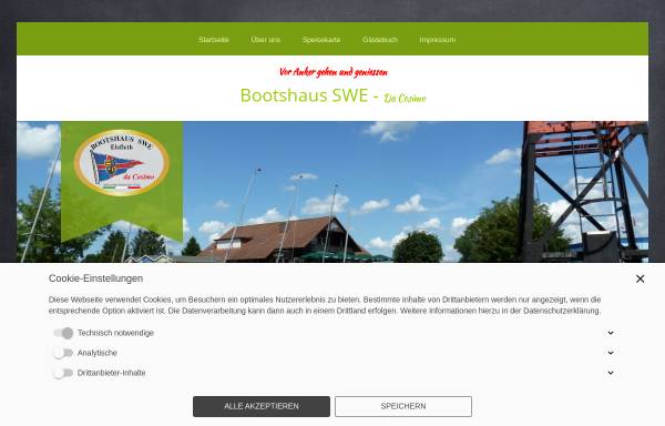 Vorschau von www.bootshaus-swe.de, Bootshaus SWE