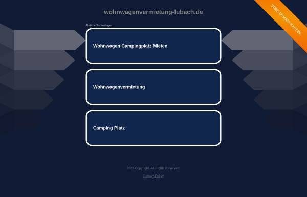 Vorschau von www.wohnwagenvermietung-lubach.de, Wohnwagenvermietung Lubach