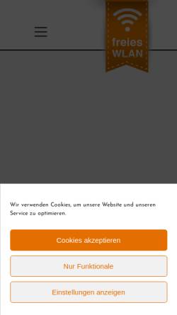 Vorschau der mobilen Webseite hotel-hude.de, Hotel Garni