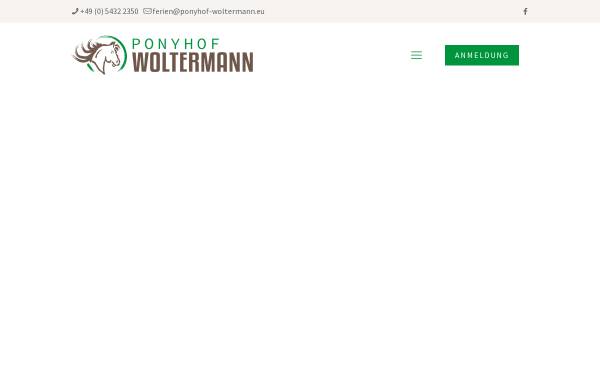 Vorschau von www.ponyhof-woltermann.de, Ponyhof Woltermann