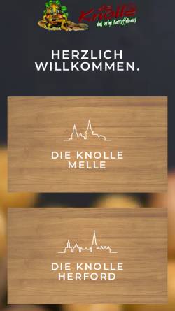 Vorschau der mobilen Webseite www.knollengesellschaft.de, Knollengesellschaft