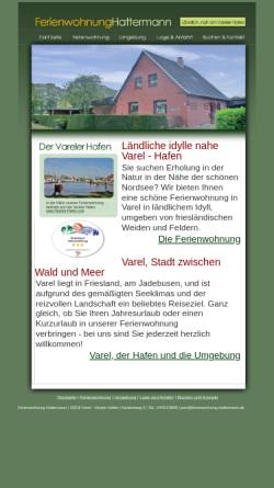 Vorschau der mobilen Webseite www.ferienwohnung-hattermann.de, Ferienwohnung Hattermann