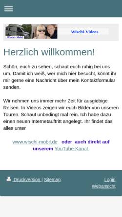 Vorschau der mobilen Webseite www.steinhuder-meer.info, Ferienhäuser der Familie Wischhöver