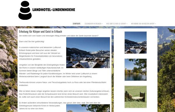 Vorschau von www.landhotel-lindenhoehe.de, Landhotel Lindenhöhe
