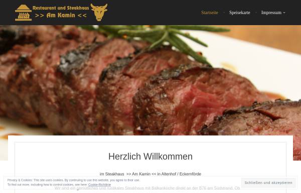 Vorschau von www.am-kamin.de, Steakhouse am Kamin