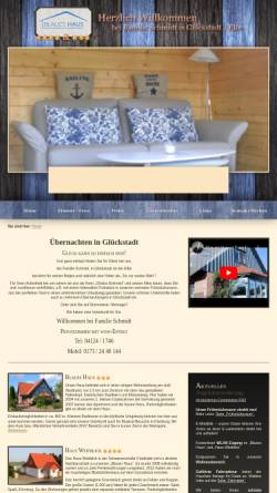 Vorschau der mobilen Webseite blaueshaus-info.de, Gästezimmer Blaues Haus
