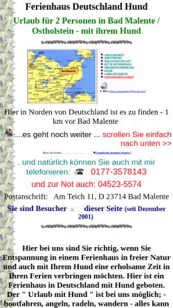 Vorschau der mobilen Webseite www.ferienhaus-malente.de, Ferienhaus in der Nähe von Bad Malente