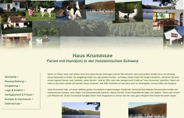 Vorschau von www.haus-krummsee.de, Haus Krummsee - V. Immobilien GmbH
