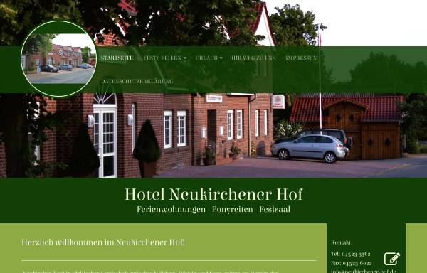 Vorschau von www.neukirchener-hof.de, Hotel Neukirchener Hof