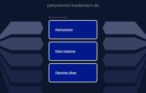 Vorschau von www.partyservice-luedemann.de, Partyservice Monika Lüdemann