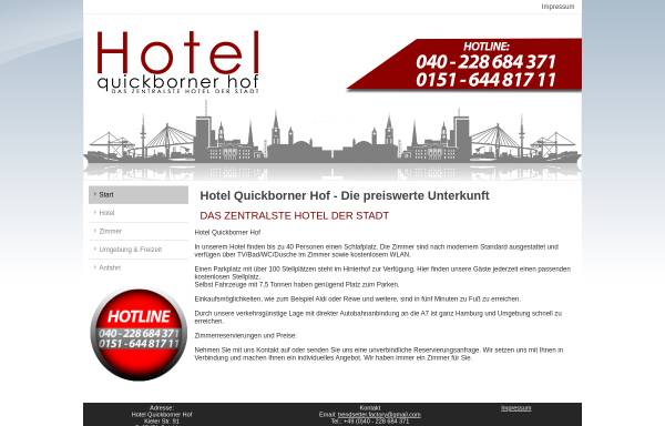 Vorschau von www.quickborner-hof.de, Hotel Quickborner Hof