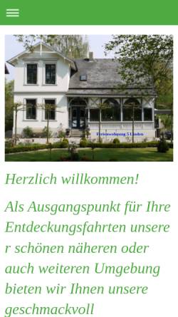 Vorschau der mobilen Webseite www.ferieninschleswig.de, Ferienwohnung Familie Schmidt