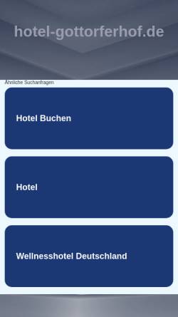 Vorschau der mobilen Webseite www.hotel-gottorferhof.de, Hotel Gottorfer Hof