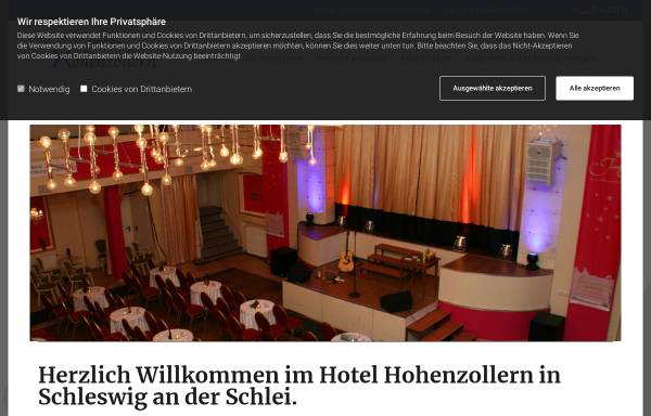 Vorschau von www.hotel-hohenzollern.de, Hotel Hohenzollern