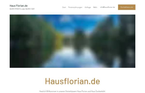 Vorschau von www.hausflorian.de, Haus Florian