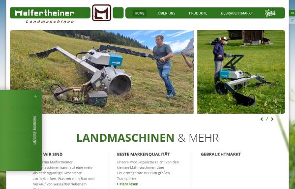 Vorschau von www.malfertheiner.it, Malfertheiner Landmaschinen