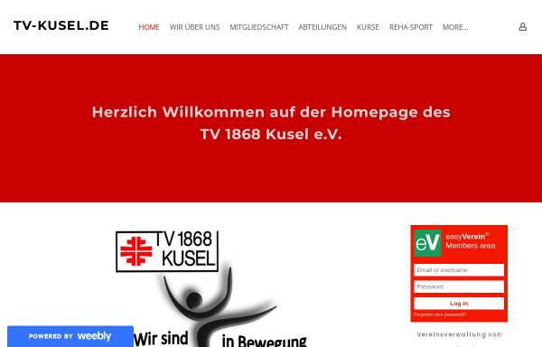 Vorschau von www.tv-kusel.de, TV 1868 Kusel e.V.