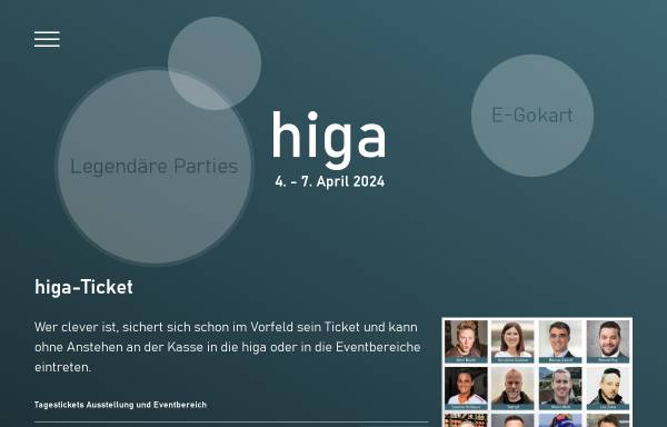 Vorschau von www.higa.ch, HIGA - Handels-, Industrie- und Gewerbeausstellung