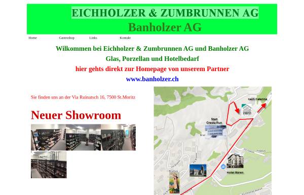 Vorschau von www.eichholzer-stmoritz.ch, Eichholzer + Zumbrunnen