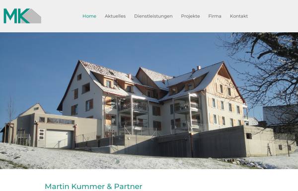 Vorschau von www.kummer-thayngen.ch, Martin Kummer & Partner, Architekturbüro