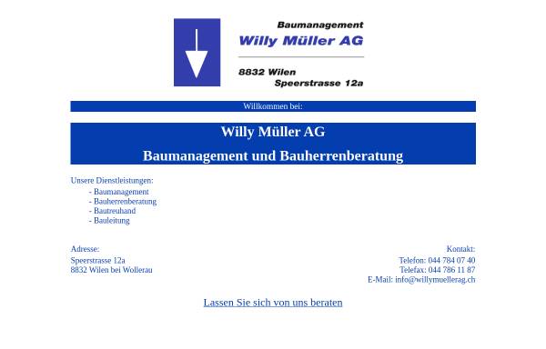 Baugeschäft Willy Müller AG