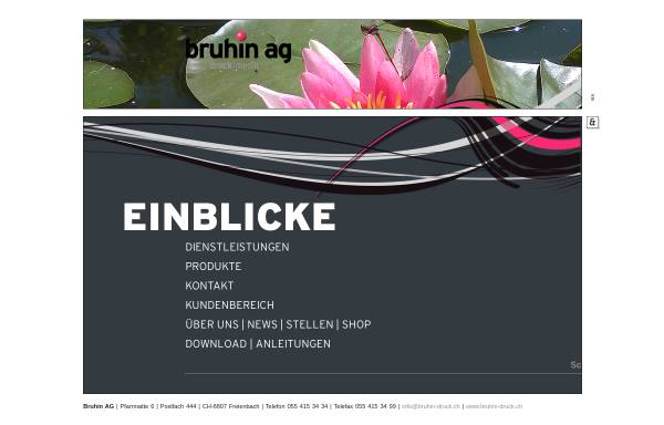 Vorschau von www.bruhin-druck.ch, Bruhin AG