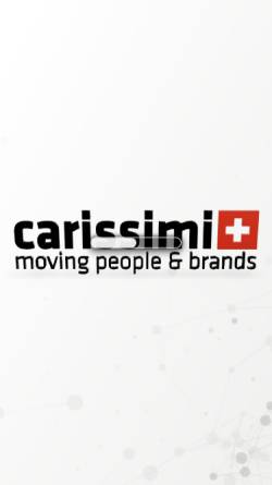 Vorschau der mobilen Webseite www.carissimi.ch, Carissimi GmbH