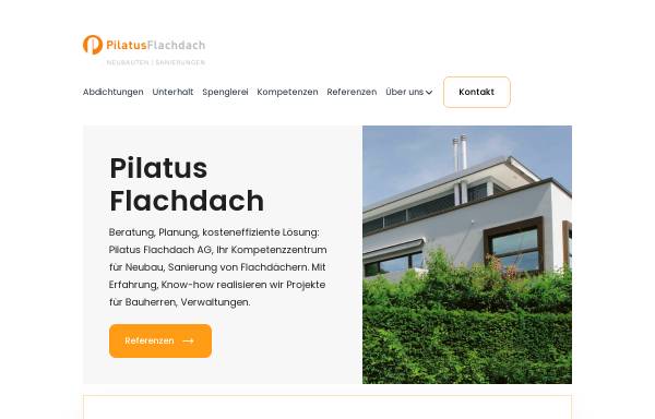 Vorschau von www.pilatus-flachdach.ch, Pilatus Flachdach AG